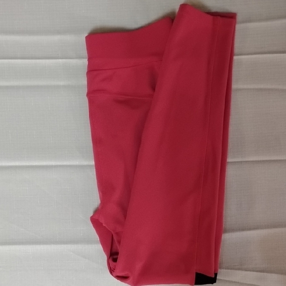 ❤️ Pop Fit Set Pink and Floral Women's Leggings Excellent Condition Size Medium - Picture 4 of 6